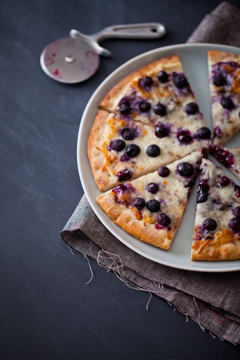 Blueberry Dessert Pizza | Spoon Fork Bacon