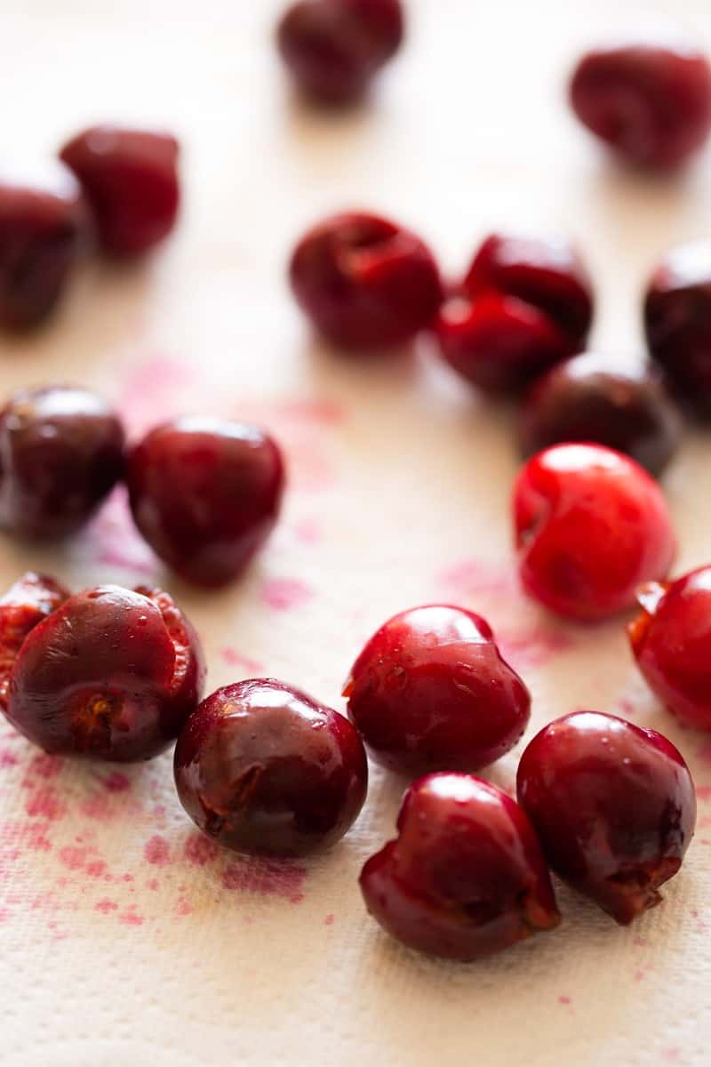 Grilled New York Steak with a Cherry Port Compote Spoon Fork Bacon