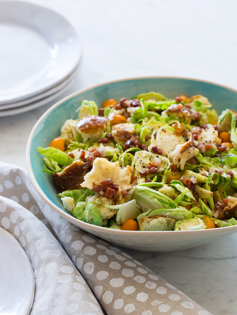 Shaved Brussels Sprouts Salad | Salad recipe | Spoon Fork Bacon