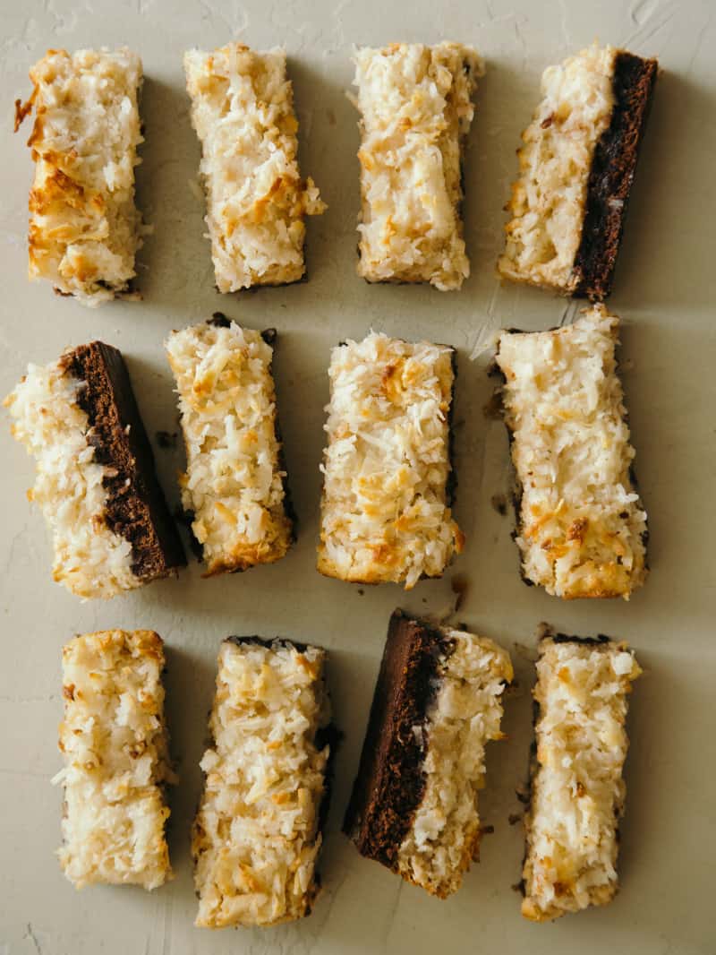 Coconut and Peanut Butter Brownie Bars | Spoon Fork Bacon
