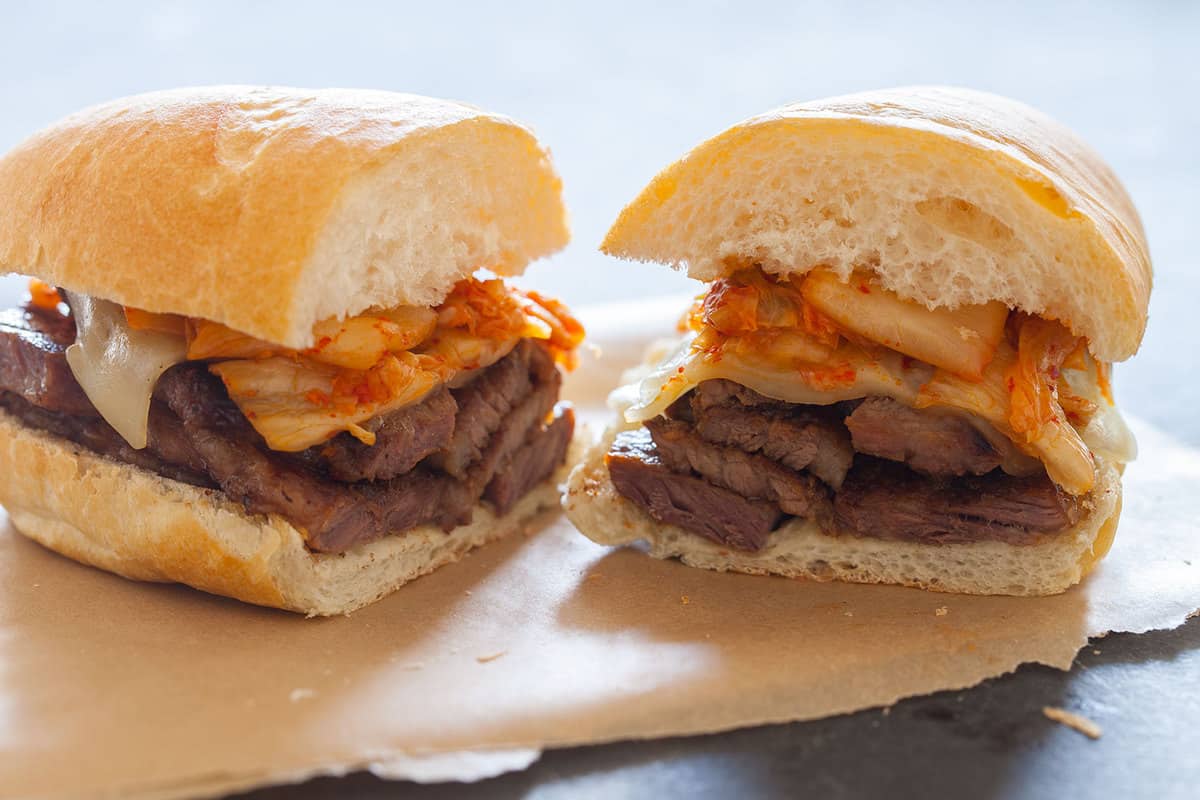 kimchi-cheesesteak