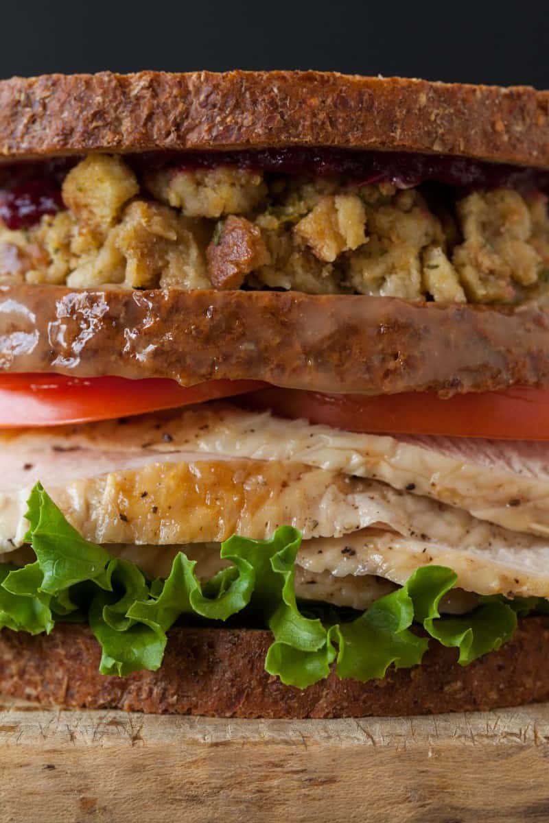 Thanksgiving Turkey Sandwich...with a Moist Maker | Spoon Fork Bacon