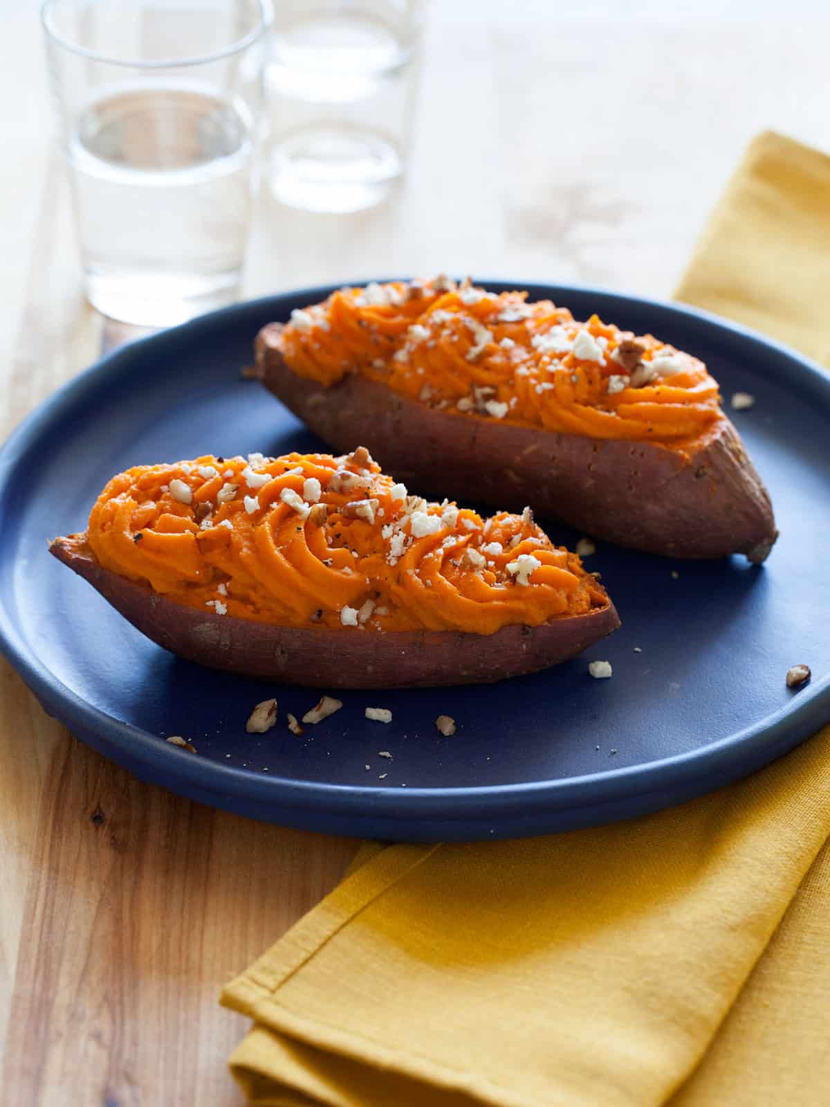 Twice Baked Sweet Potatoes | Recipe | Spoon Fork Bacon