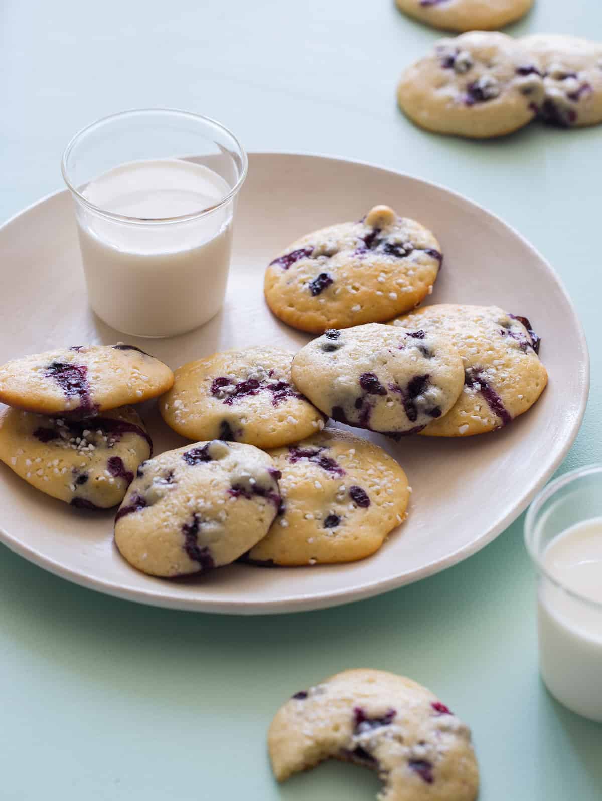 Blueberry Yogurt Cookies | Healthy Cookie Recipe | Spoon Fork Bacon