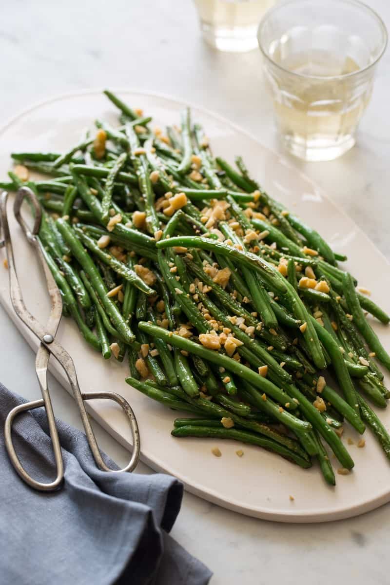 Lightly Roasted Green Beans | Side dish recipe | Spoon Fork Bacon