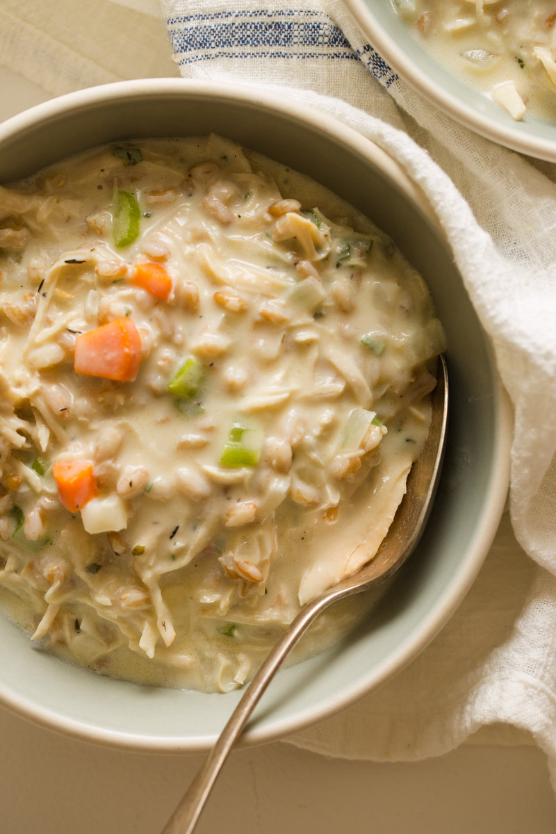 Chicken and Rice Soup - The Forked Spoon