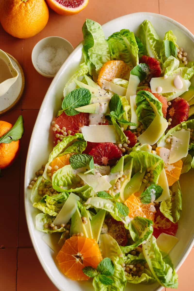 Mixed Citrus, Gem Lettuce and Couscous Salad