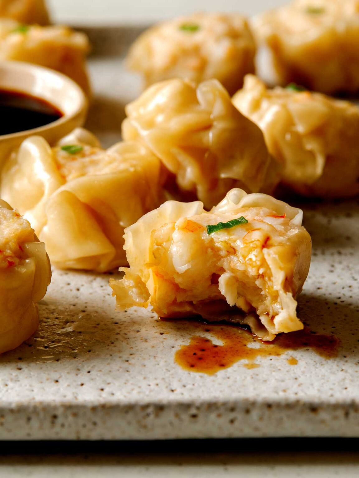 Shrimp Shumai Recipe How To Form Shumai Spoon Fork Bacon