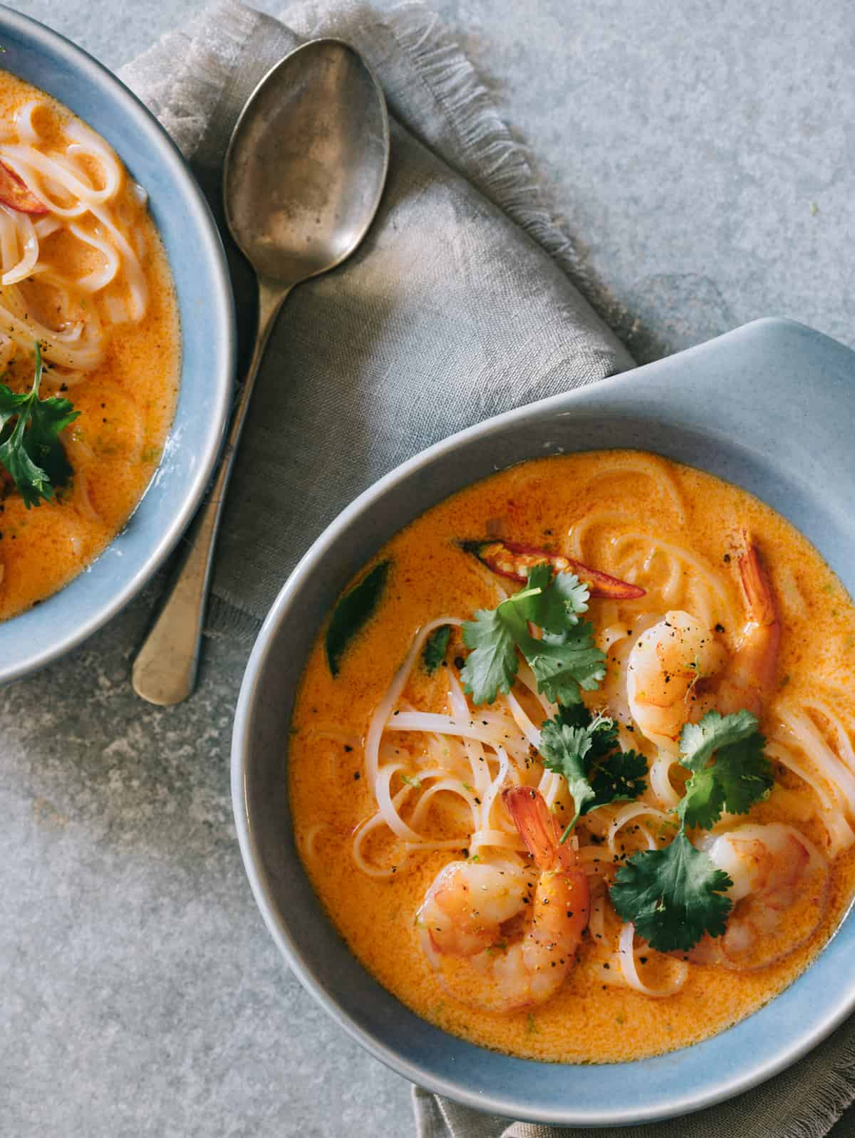 Red Curry Noodles Shrimp Recipe 