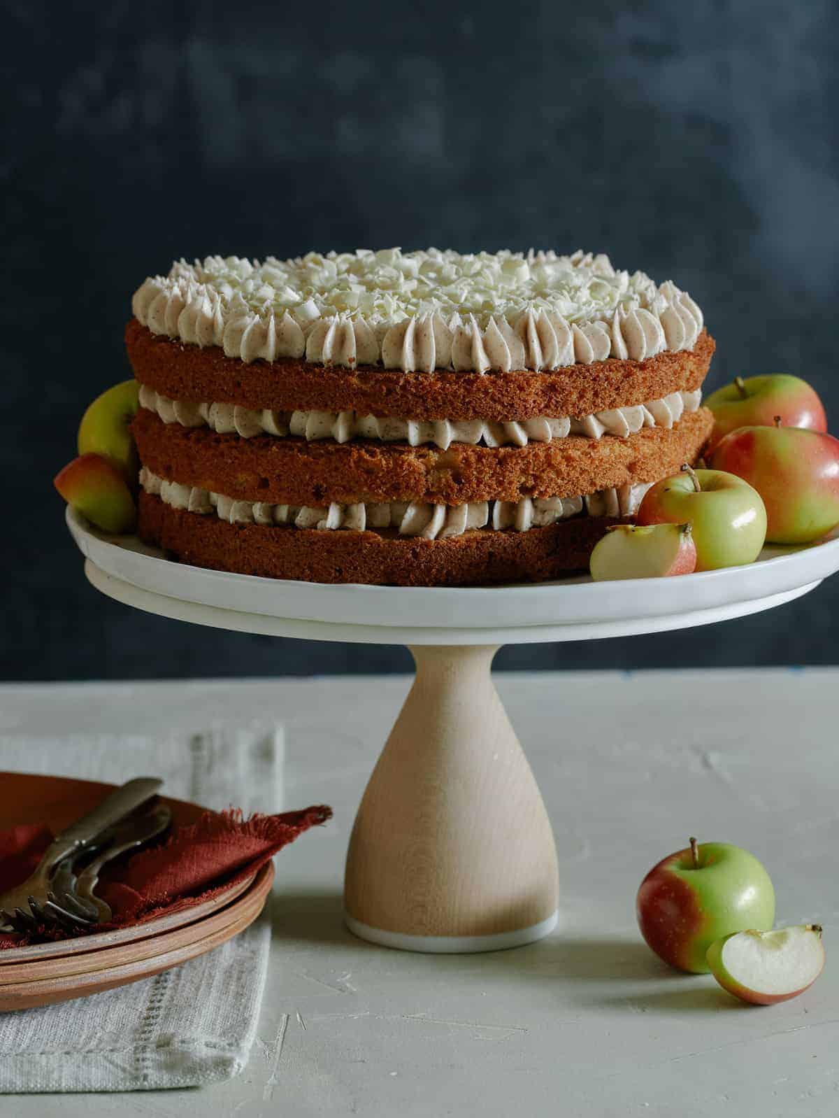 Caramel Apple Dream Cake Recipe | The Novice Chef