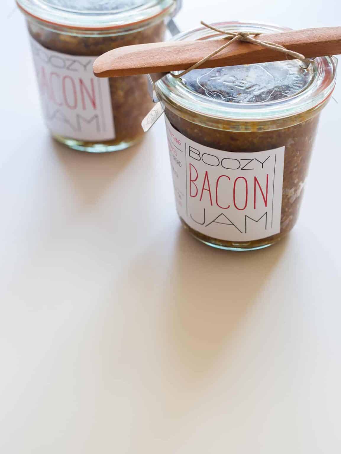 Boozy Bacon Jam | Savory Jam recipe | Spoon Fork Bacon