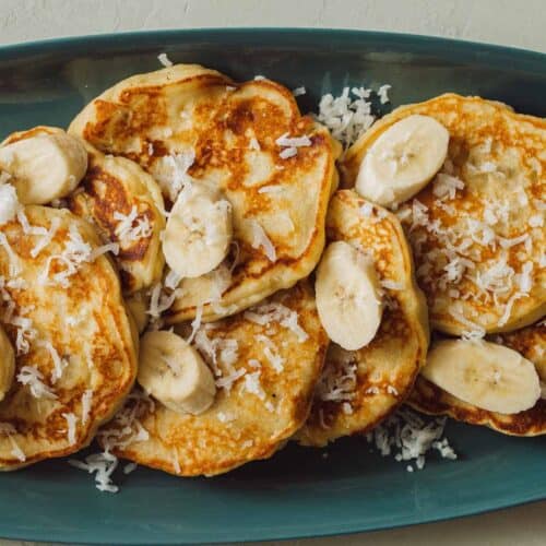 Coconut Banana Pancakes | Spoon Fork Bacon