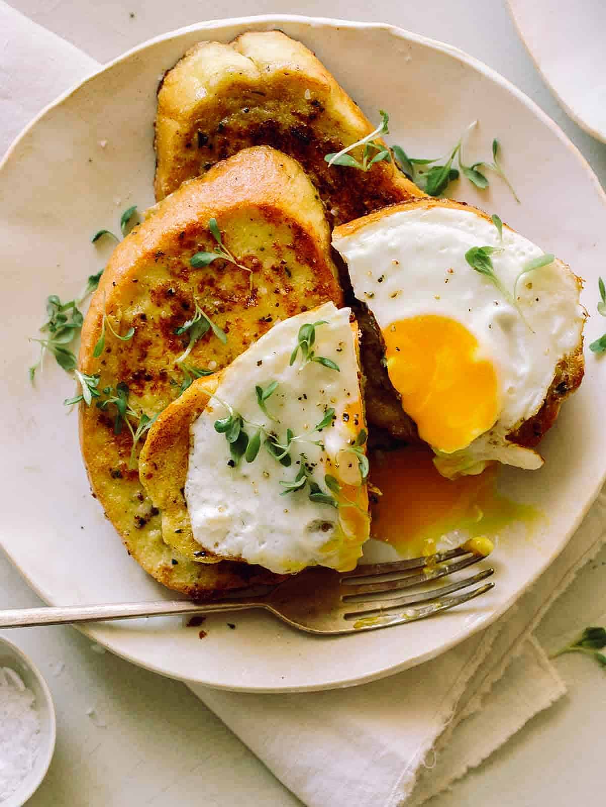 Savory Herb French Toast recipe - by Spoon Fork Bacon