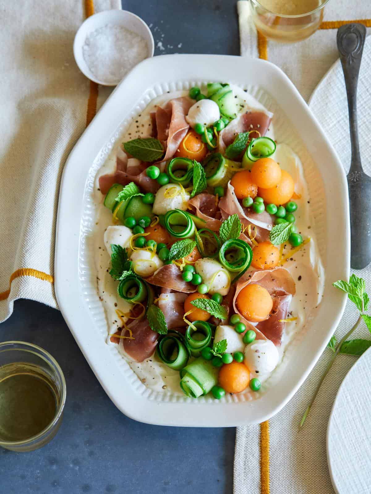 Fresh Summer Appetizer Platter | Spoon Fork Bacon