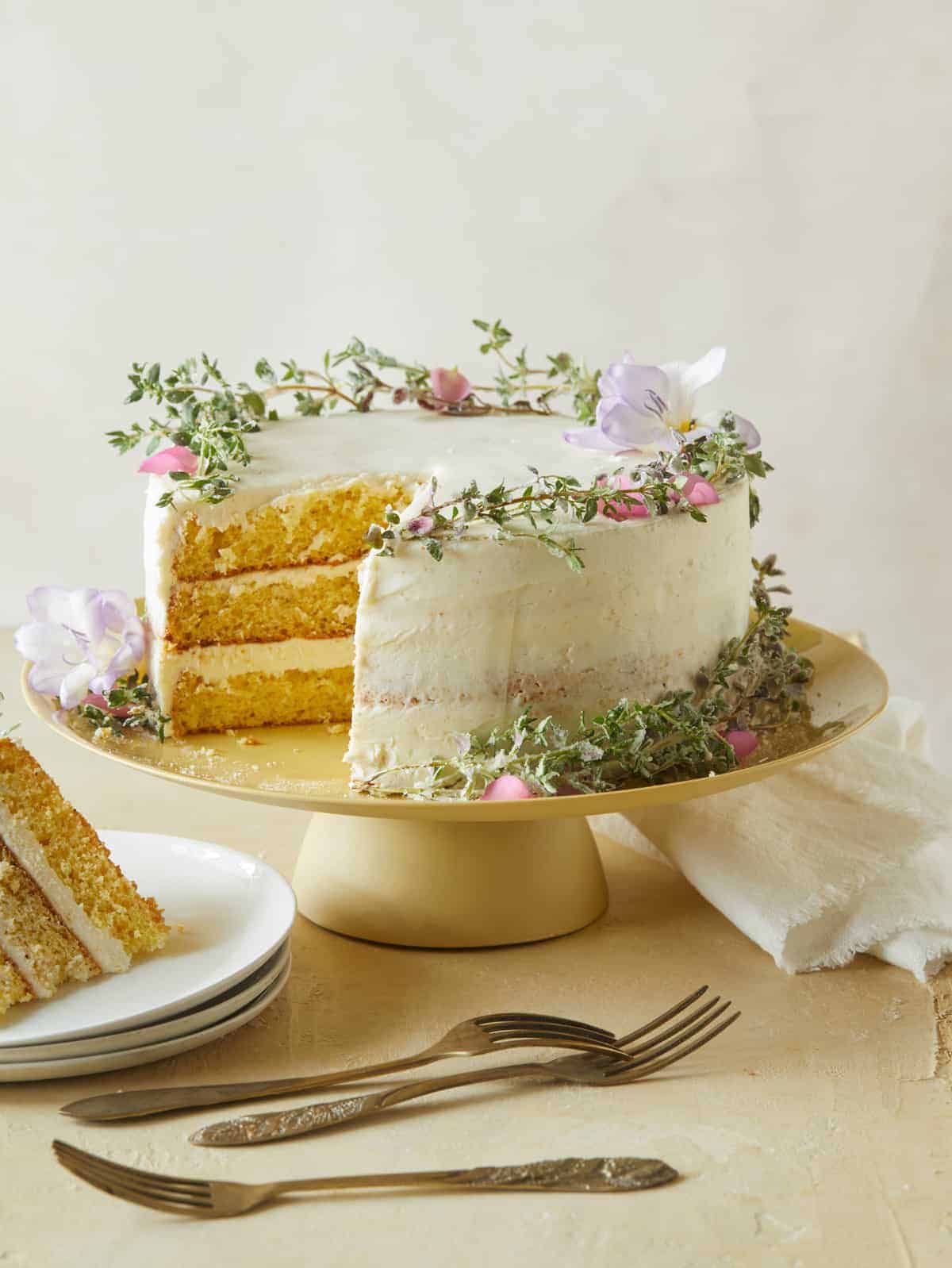 James Martin's delectable brown butter cake