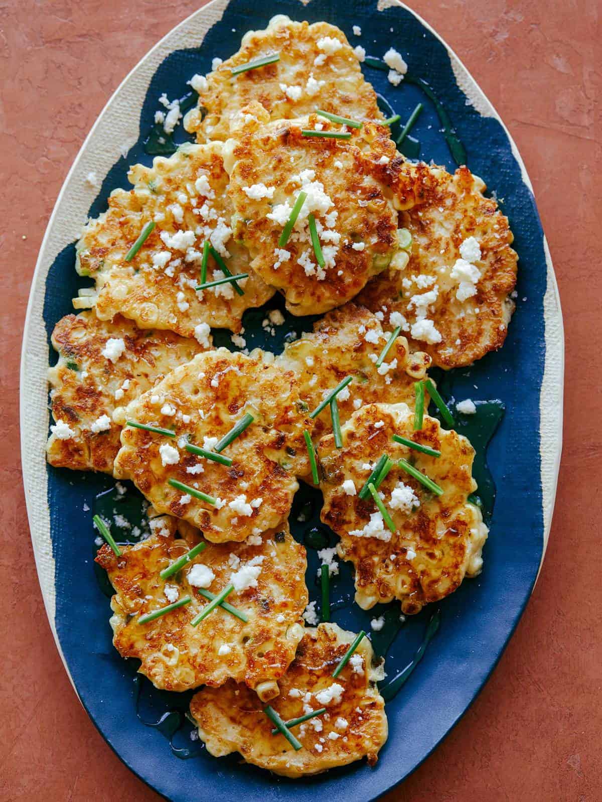 Baked Corn Fritters - A healthier option - Beautiful Voyager