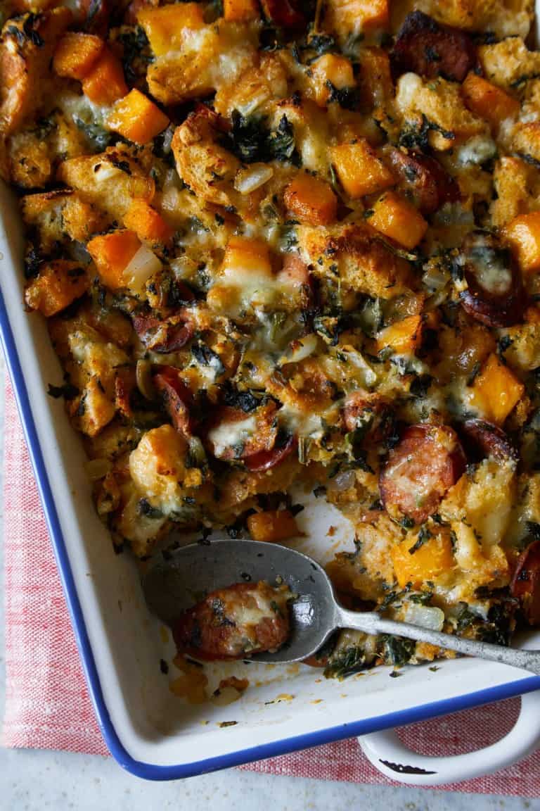 Butternut Squash and Sage Stuffing | Spoon Fork Bacon