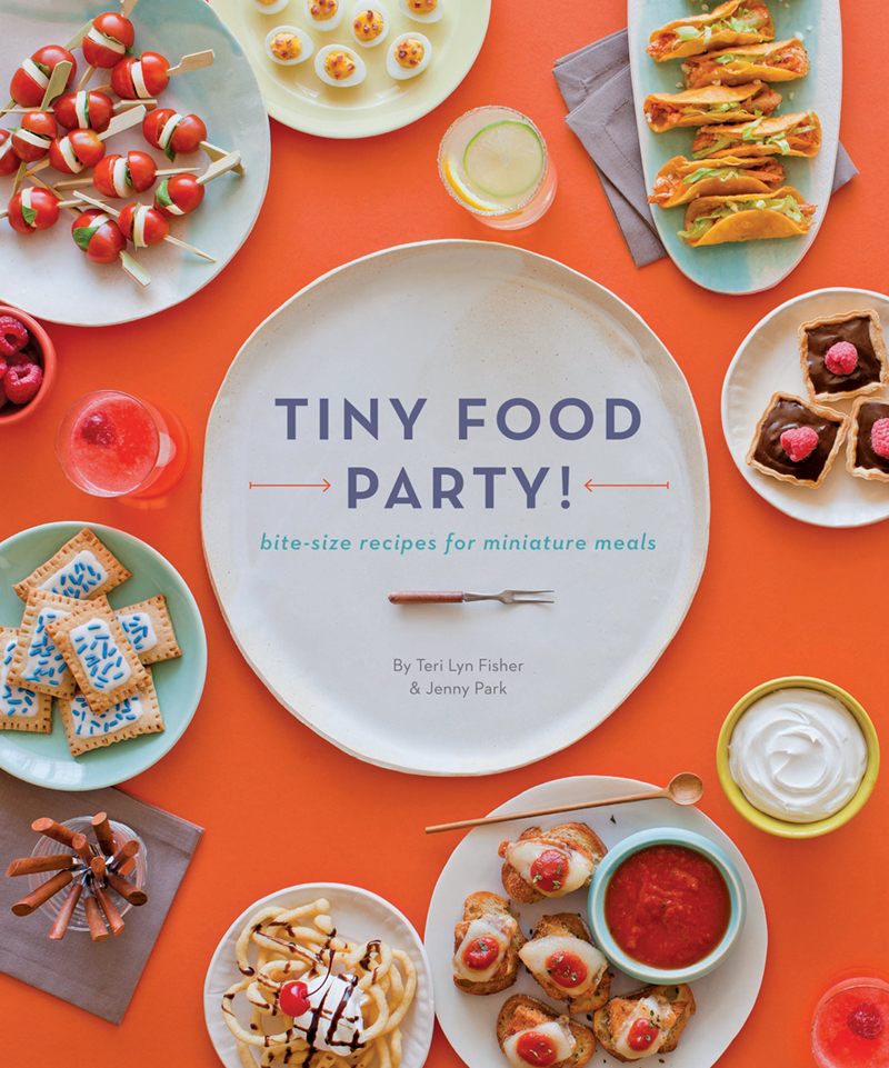 The cover of Tiny Food Party by Teri Lyn Fisher and Jenny Park.