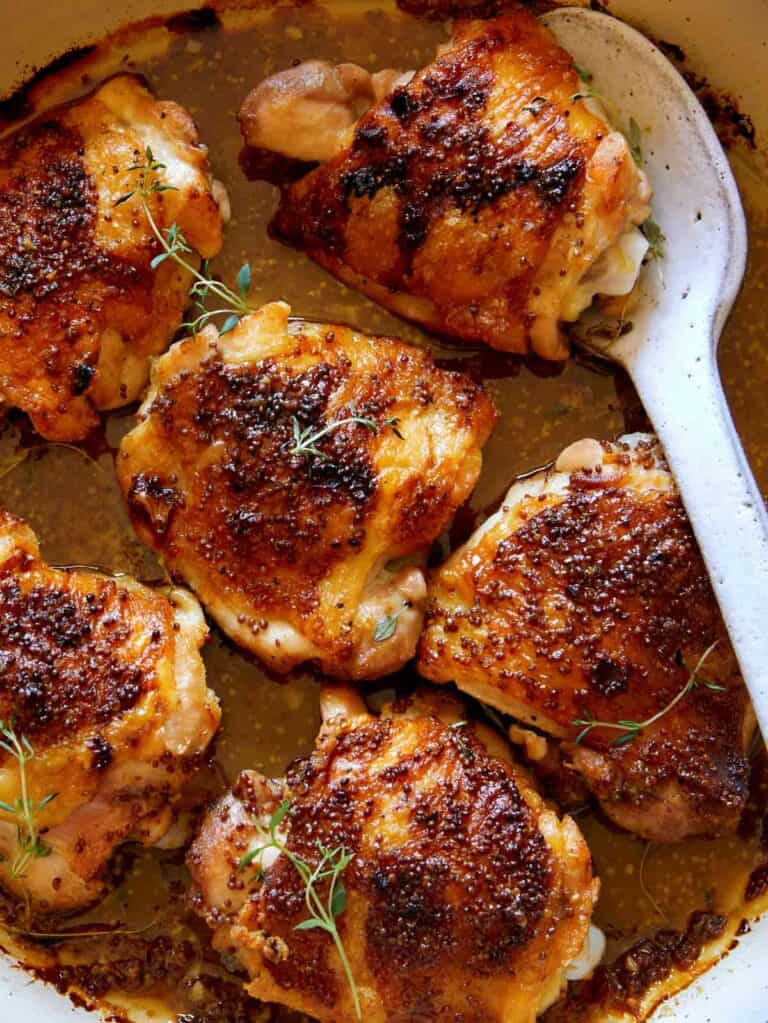 Oven Baked Chicken Thighs - Spoon Fork Bacon