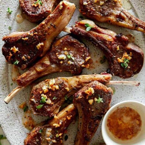 20-Minute Garlic Butter Lamb Chops