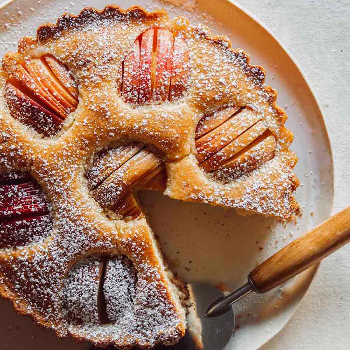 Spiced apple cake with maple syrup glaze recipe | Sainsbury`s Magazine