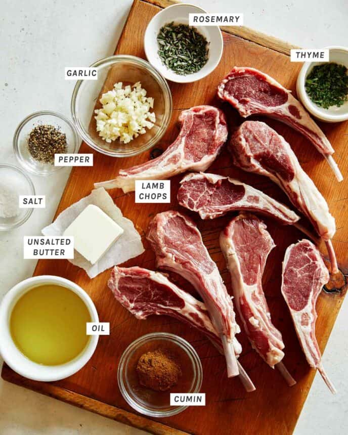 Lamb Chops Recipe (With Garlic and Rosemary)