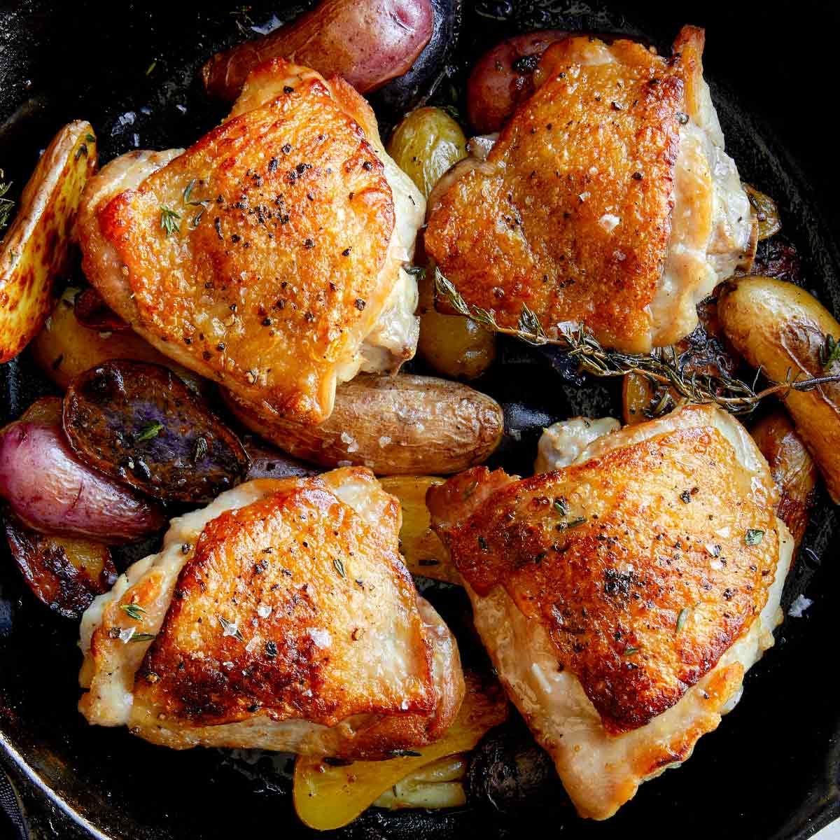 Oven Baked Chicken Thighs - Spoon Fork Bacon