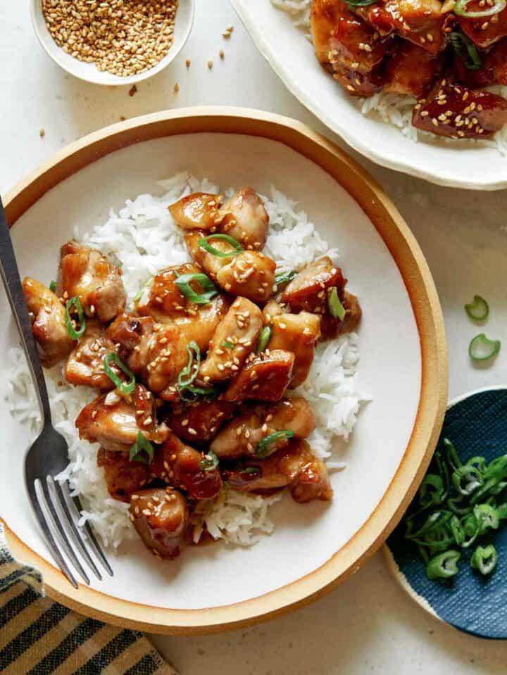 Honey Garlic Chicken - Spoon Fork Bacon