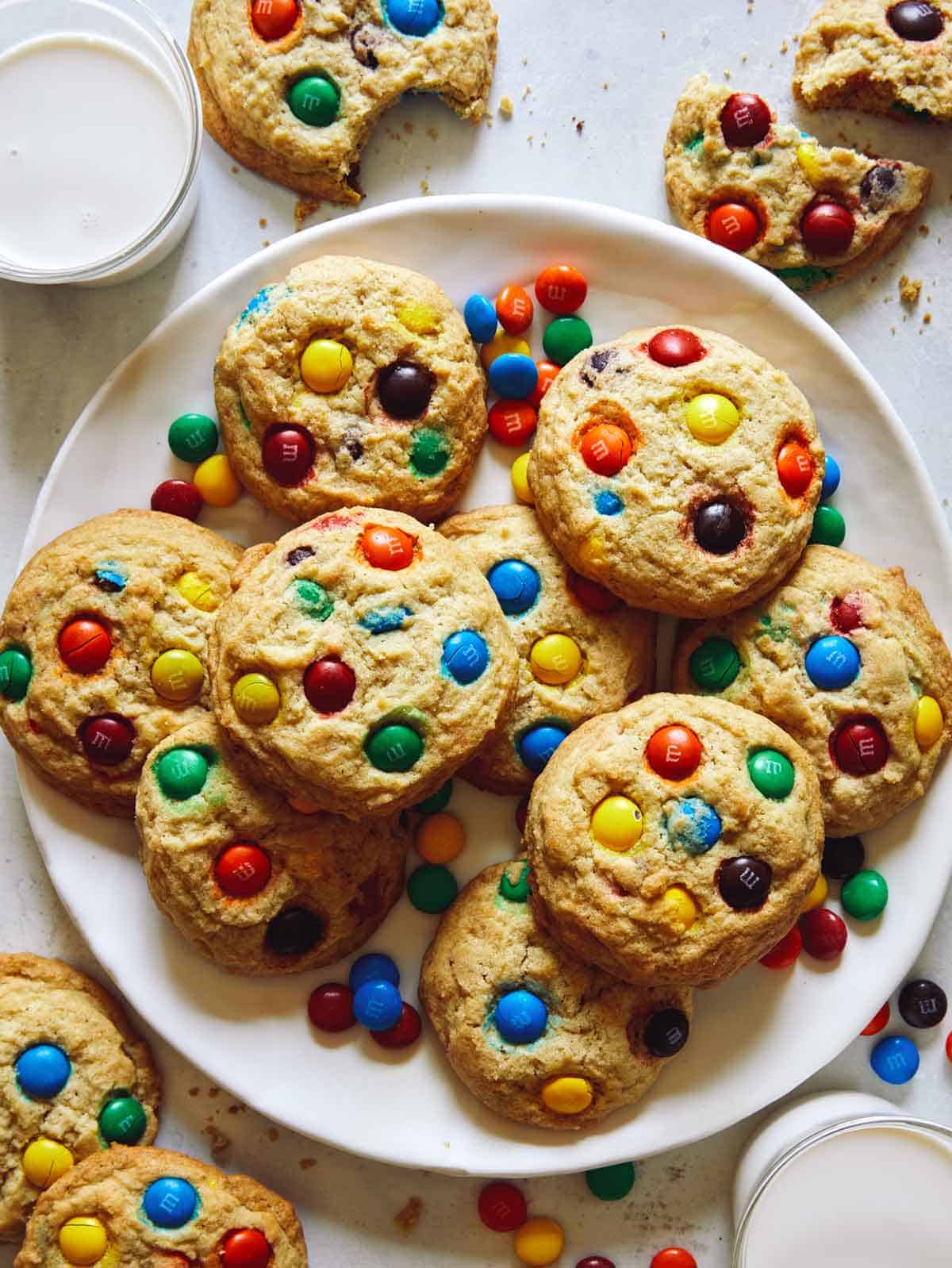 M&M Cookies - Dinner at the Zoo