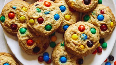 M&M Cookies Recipe - Spoon Fork Bacon