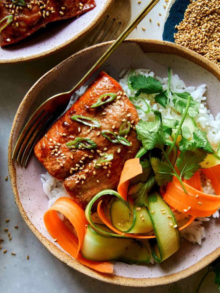 Teriyaki Salmon - Spoon Fork Bacon