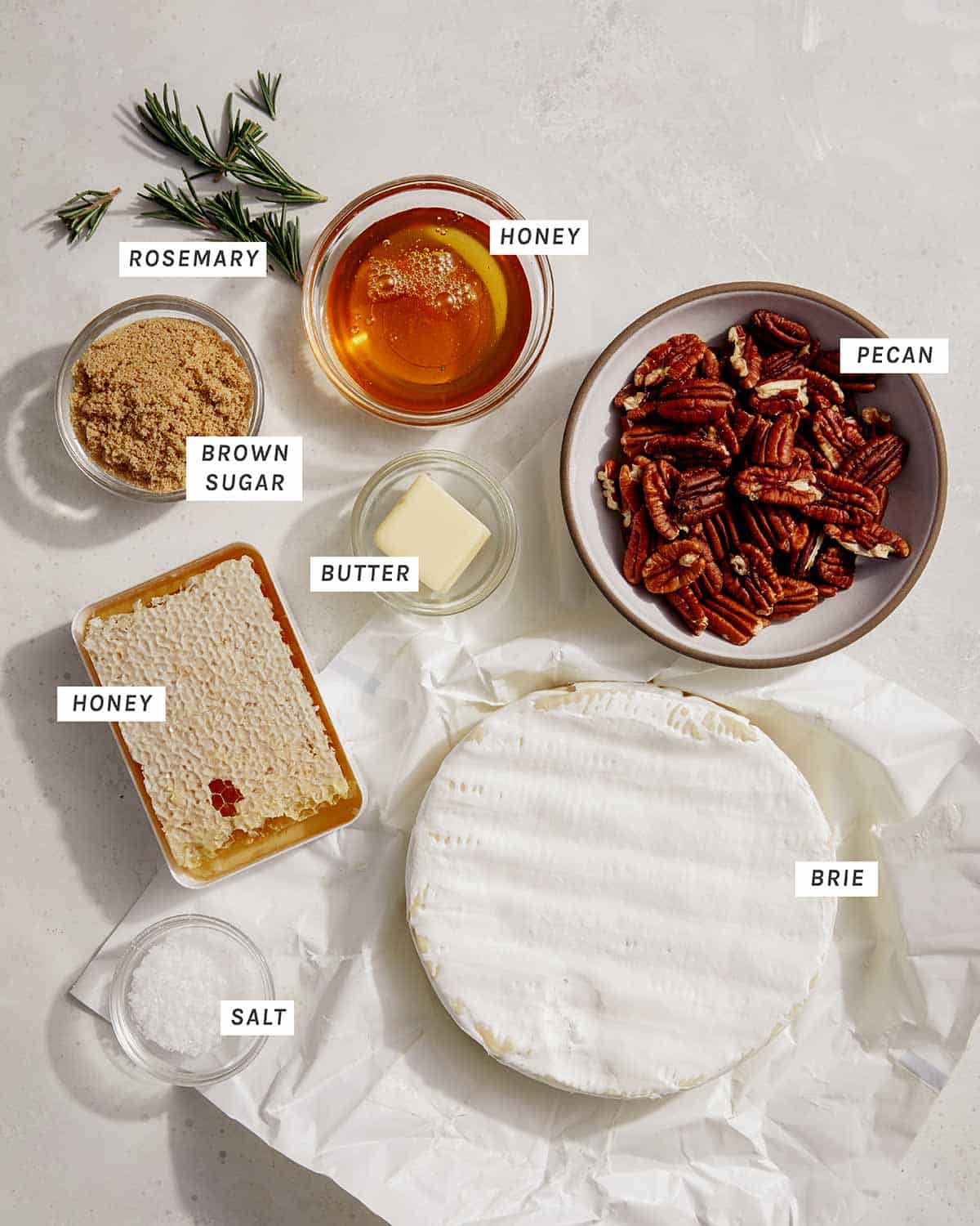 Baked Brie, Easy Recipe, Drizzled with Honey!