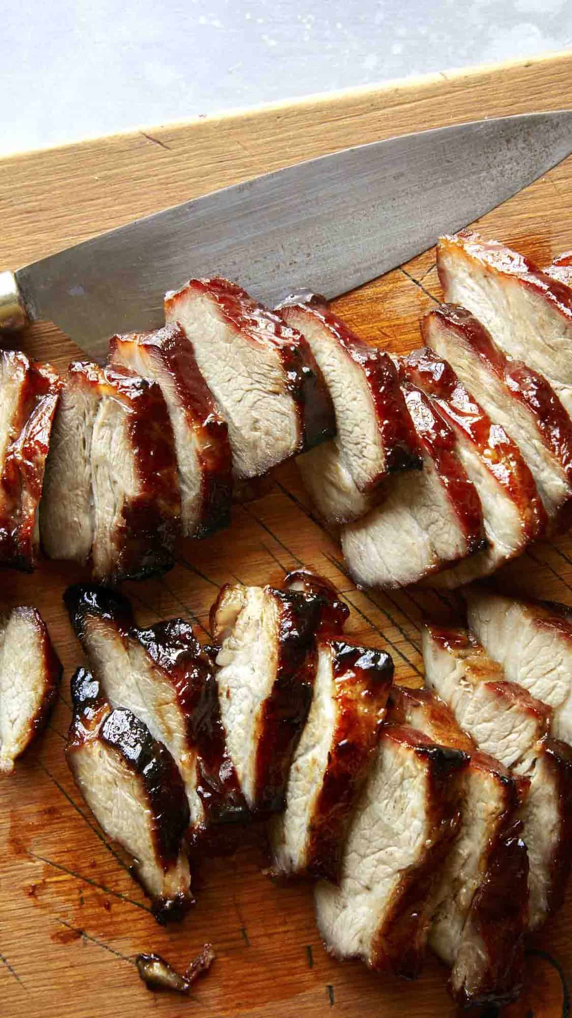 Easy Char Siu Chinese BBQ Pork Spoon Fork Bacon