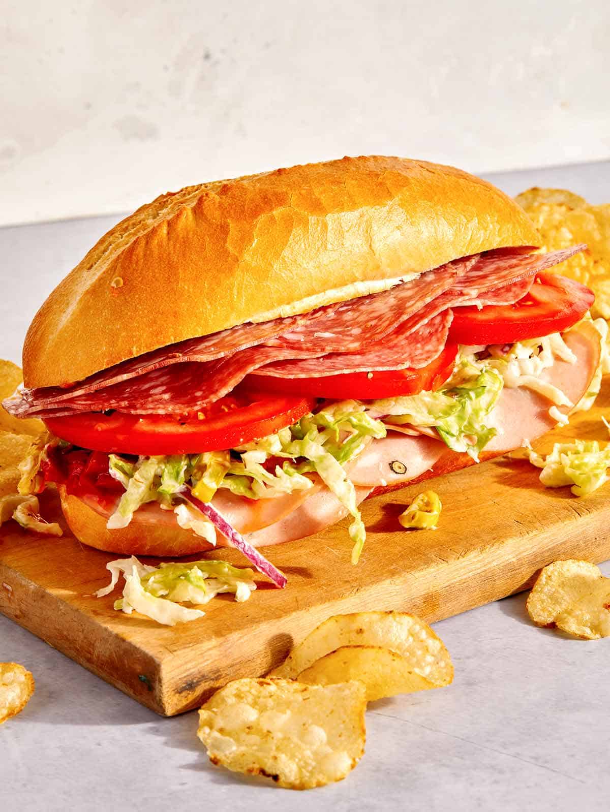 TikTok Viral Chopped Italian Sub Sandwich Recipe - Together as Family