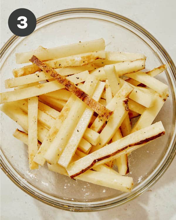 Air Fryer Parmesan Ranch French Fries Recipe & Weston French Fry Cutter  Review - From Val's Kitchen