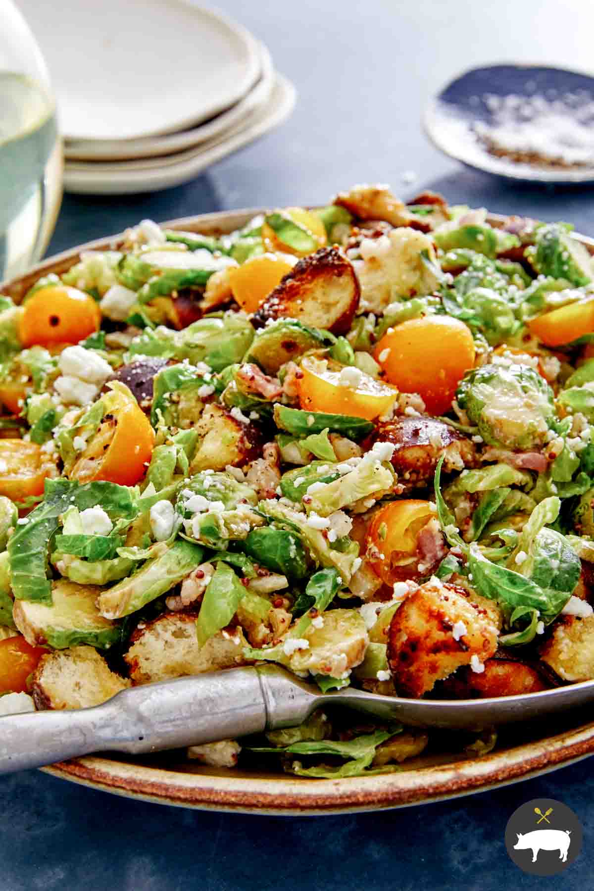 Shaved Brussels Sprout Salad | Spoon Fork Bacon