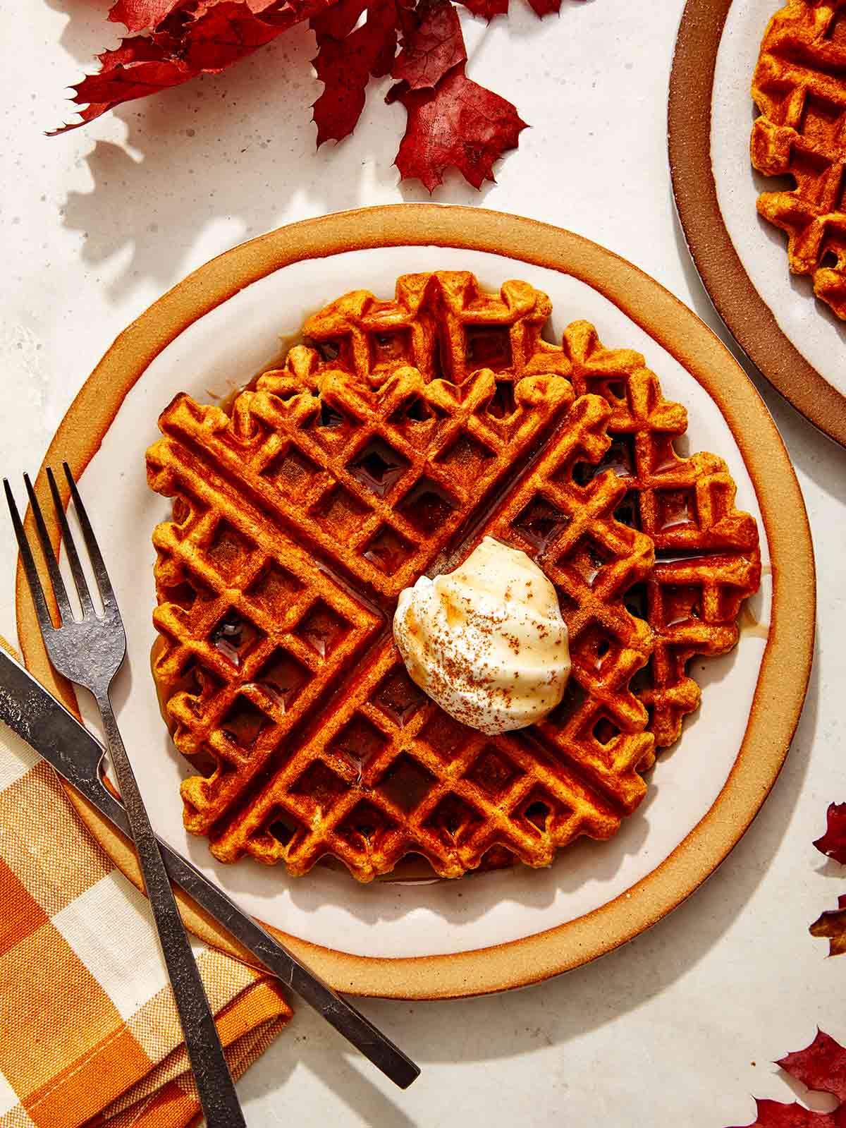 Pumpkin Waffles Recipe (Easy!) - Sally's Baking Addiction